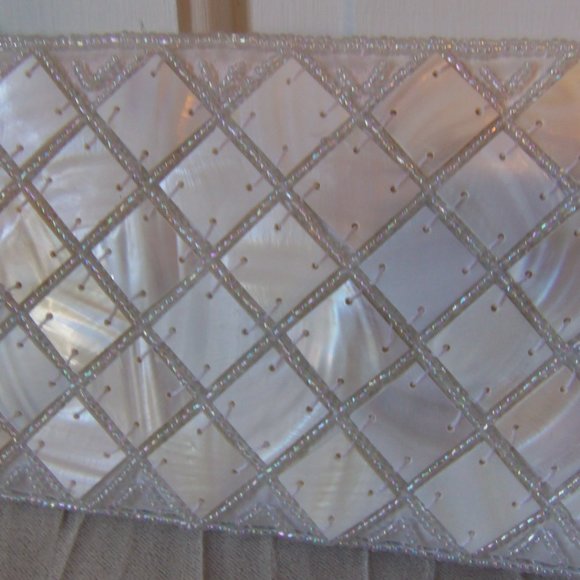 NWT Mod by Design Mother of Pearl Clutch - Picture 6 of 12